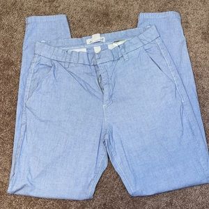 H&M Blue and White Pants